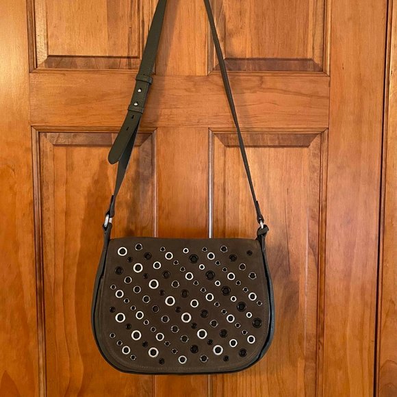 Vince Camuto Handbags - Vince Camuto Saddlebag - olive green